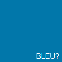Bleu?